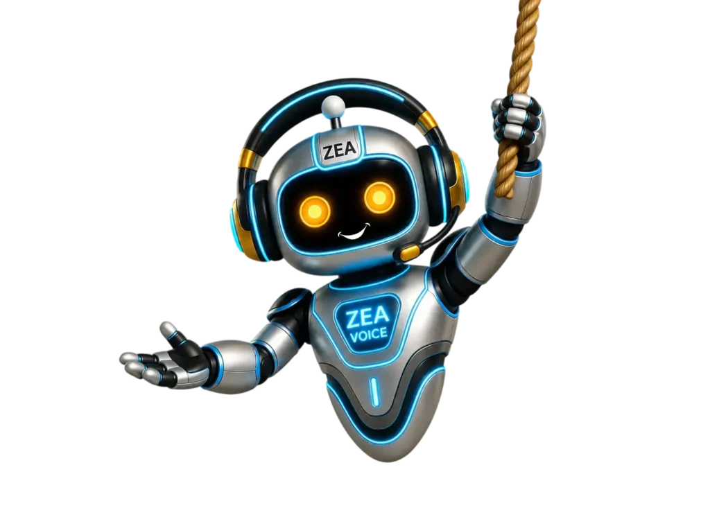 Zea Robot Swinging on a Rope