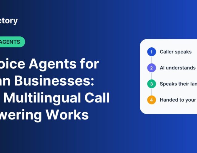 AI voice agents for Indian businesses: how a multilingual AI call answering flow works from caller to team handoff